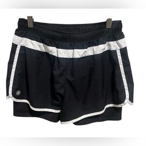 Athleta Black and White Athletic Shorts